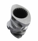 Melting Zone Extruder Screw Elements Tool Steel / 38CrMOAla Material High Hardenability OD 71mm Cpm Pellet Mill Parts
