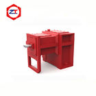 Plastic Extrusion Red Color Pellet Machine Parts Gearbox TDSB-75B 1261 - 1273N.M Torque