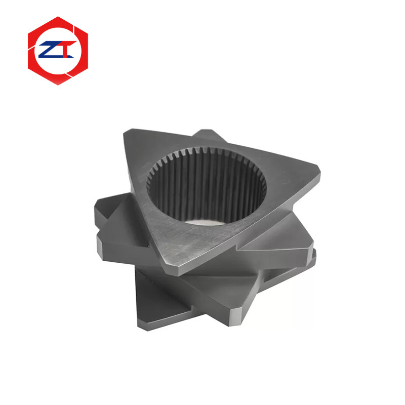 Wear Resistant HRC 58-62 Triangle Flighted Screw Elements Extruder Segments Animal Feed Production Line