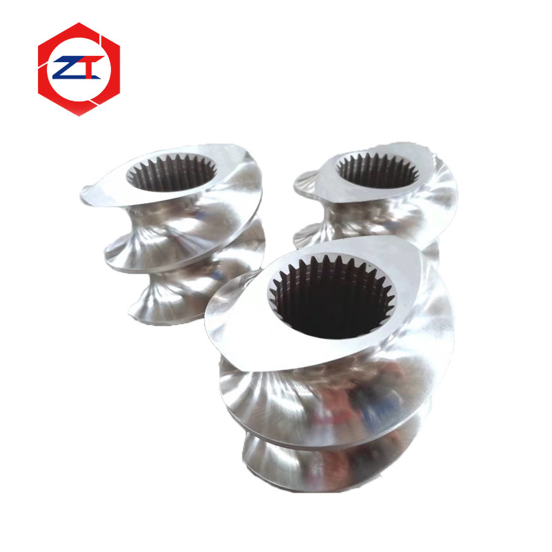 Plastic Twin Screw Extruder Spare Parts Extruder Screw Barrel Stainless Steel