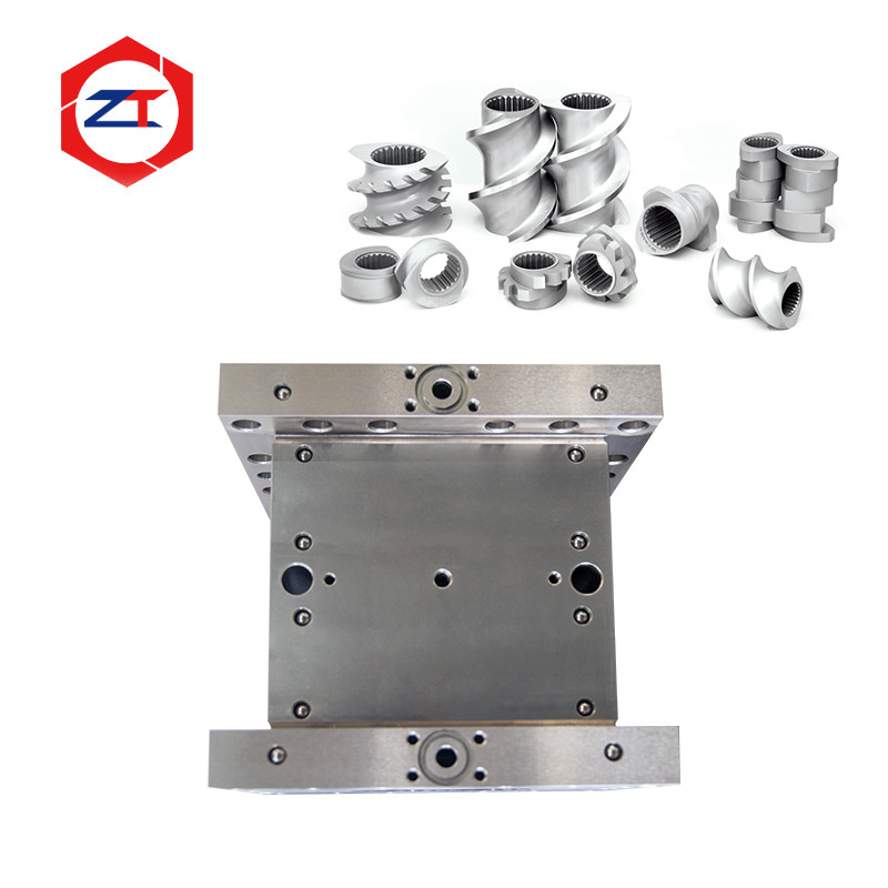 High Wear Resistant Screw Elements Spare Parts For Twin Screw Extruder