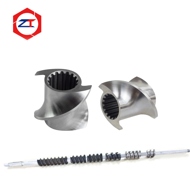OEM Screw Elements Extruder Machine Parts For Twin Screw Extruder