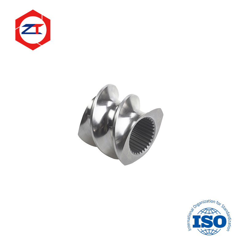 Screw Element And Barrel For Snack Food Processing Machinery Twin Screw Extruder