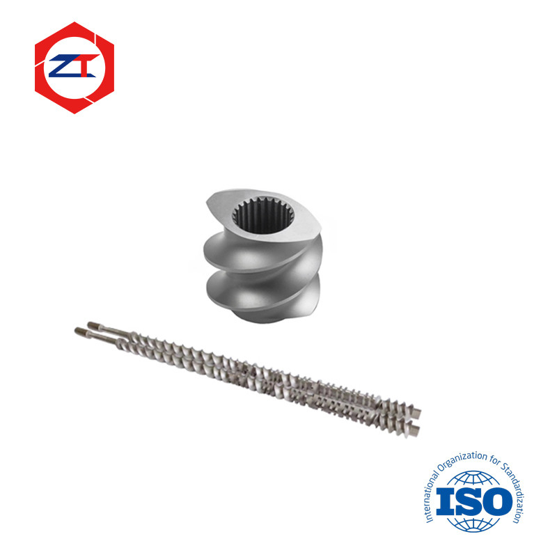 Screw Element And Barrel For Snack Food Processing Machinery Twin Screw Extruder