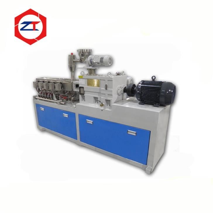 Hdpe Pipe Extrusion Machine SHTD25N Mini Twin Screw Extruder Machine Parts Torque Grade 10.37 - 11.21T/A3 For Lab