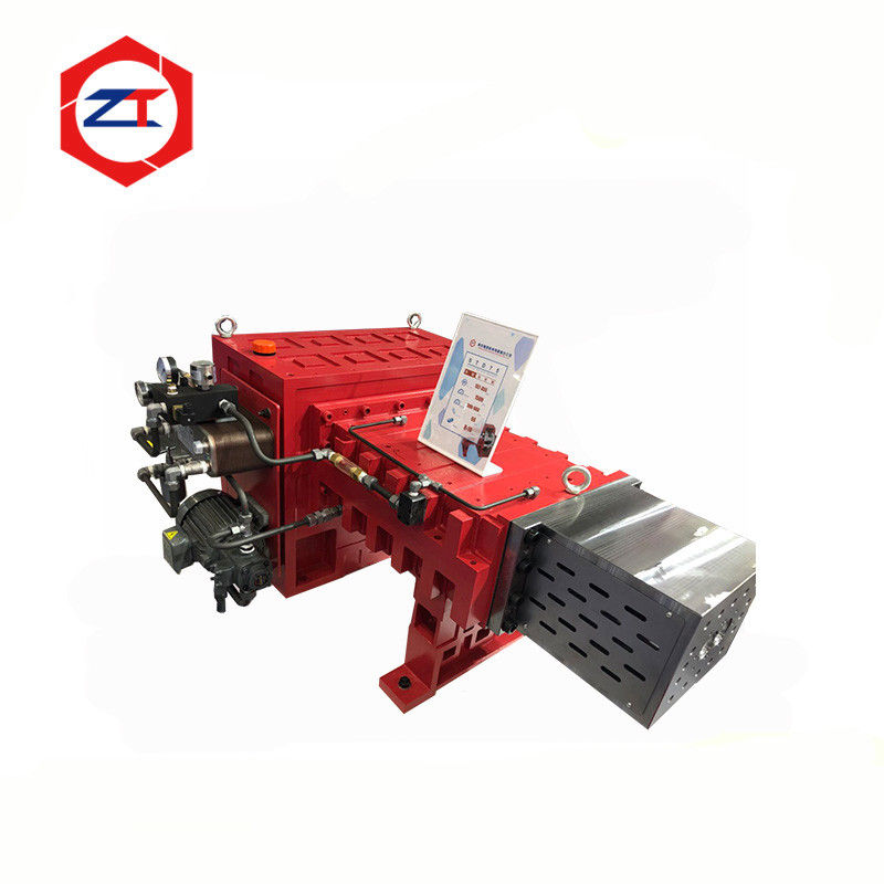 Twin Screw Machine Speed Reducer Gearbox , Red Industrial Planetary Gearbox Masterbatch Manufacturing Machine