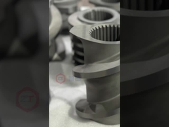 Twin screw extruder screw elements ready for shipment