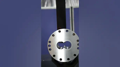 58 twin screw extruder barrel #screwbarrel #extrusionmachine #twinscrewextruder